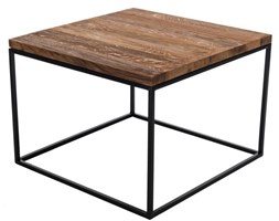 Stolik z dębowym blatem Cube 60x60
