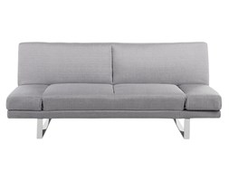 Sofa z funkcją spania jasnoszara - kanapa rozkładana - wersalka - YORK