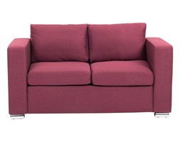 Sofa burgundowa - dwuosobowa - kanapa - sofa tapicerowana - HELSINKI