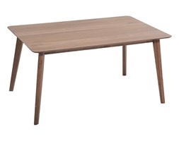 Stół do jadalni, kuchni, salonu, ciemne drewno - 150x90 cm - MADOX