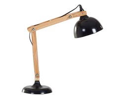 Nowoczesna lampka nocna w kolorze czarnym - lampa stojąca - SALADO