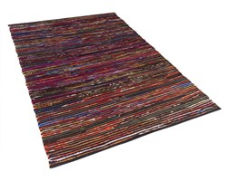 Dywan wielokolorowo-czarny bawełniany 140x200 cm BARTIN