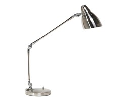 Lampka nocna - w kolorze niklu - stojąca - żarówka gratis - PATOKA