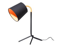 Lampa biurowa czarna - stołowa - nocna - gabinetowa - MOOKI