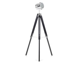 Lampa stojąca czarna 143 cm ALZETTE