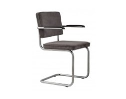 FOTEL RIDGE RIB SZARY - ZUIVER