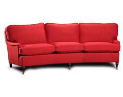 Sofa Sonata Curved 4os+, skóra, tkanina