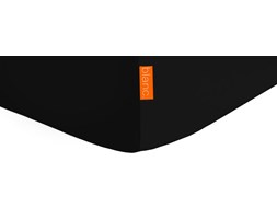 Czarne elastyczne prześcieradło HF Living Basic, 90x200 cm