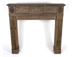 Portal kominkowy Konsola / Obudowa kominka"Braun" Shabby Chic