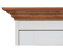 Witryna biała/dąb 2.2.3 Belluno Elegante