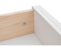 Ława sosnowa Belluno Elegante biała/dąb