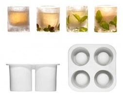 Biała foremka do lodu Ice Cube