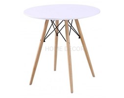 NOWOCZESNY STÓŁ BIAŁY OKRĄGŁY 70 CM 130 DSW