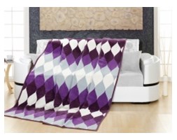 ALPINO Koc 10415L W 150*200 fioletowy