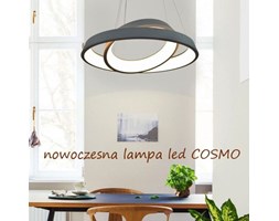 MCODO :: Ultranowoczesna lampa wisząca LED Orbit RP2 z podwójnym ringiem barwa ciepła 3000K