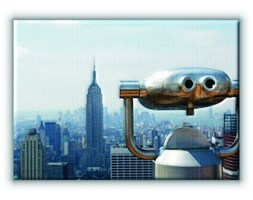 Manhattan, punkt obserwacyjny - Obraz na płótnie
