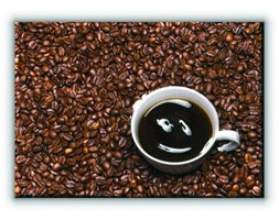 Coffee smile - Obraz na płótnie