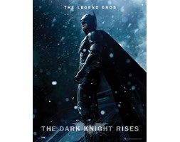 Batman The Dark Knight Rises Batman Batmobile - plakat