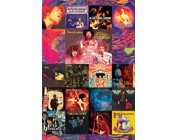 Jimi Hendrix - Okładki Płyt - plakat