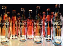 Coca-Cola Butelki - plakat