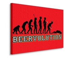 Beervolution - Obraz na płótnie