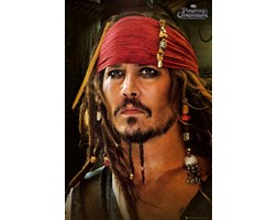 Piraci z Karaibów Johnny Depp Red Bandana - plakat