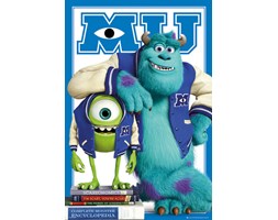 Uniwersytet Potworny - Mike i Sulley - plakat