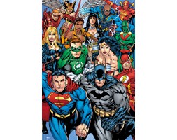 Dc Comics Mix - retro plakat