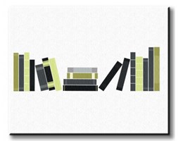 Green Books II - Obraz na płótnie
