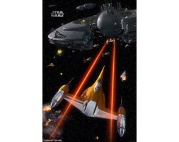 Star Wars Gwiezdne Wojny Kosmiczna Bitwa - plakat