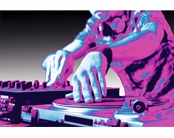 Gramofony i Mikser - Turntables - plakat