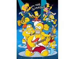 The Simpsons rock - plakat 3D