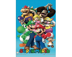 Nintendo Mario Bros - plakat 3D