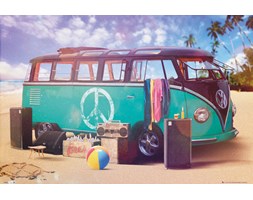 Volkswagen Camper VW - plakat