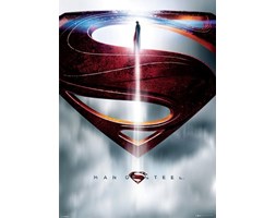 Superman Człowiek ze Stali Logo - plakat