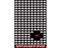 Space Invaders Moje Miejsce - plakat