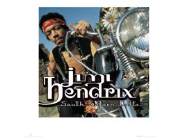 Jimi Hendrix Motocykl - reprodukcja