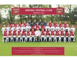 Arsenal Londyn Skład Drużyny - plakat