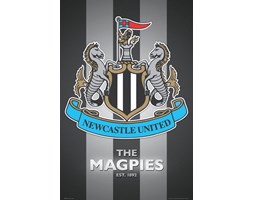 Newcastle United - The Magpies - Godło Klubu - plakat