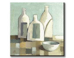 Still Life with Bottles II - Obraz na płótnie