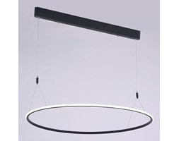MCODO :: Ultranowoczesna lampa sufitowa led MILANO w kolorze czarnym o mocy 40W Nowość