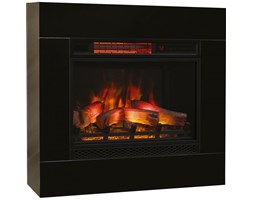 Kominek elektryczny LED wiszący/stojący czarny