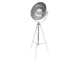 Lampa podłogowa Gravity biała ze srebrnym wnętrzem 170 cm