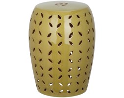 Zielony stolik ceramiczny odpowiedni na zewnątrz Safavieh Atticus, ø 33 cm