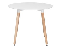 Stół do kuchni biały - 90 cm - stół do jadalni lub salonu - BOVIO