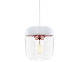 ACORN-Lampa wiszaca Wys.16cm + Kabel Bialy 2,1m