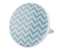 Gałka meblowa Zig Zag Blue