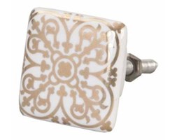 Gałka meblowa White&Gold