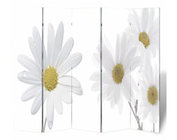 vidaXL Parawan/dzielnik pokojowy w kwiaty (200 x 180 cm)