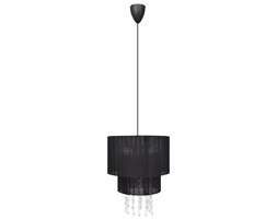 vidaXL Ekskluzywna lampa wisząca, kryształowa (Czarna)
